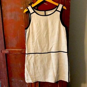 🍀LOFT Fully lined linen shift dress 6